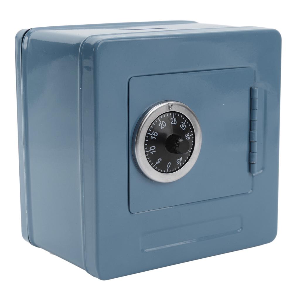 Password Box Durable Metal Password Cash Can Multifunctional Coded Lock Box Spacious Capacity Money