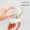 Punch-Free Adjustable Shower Head Bracket with Suction Cup