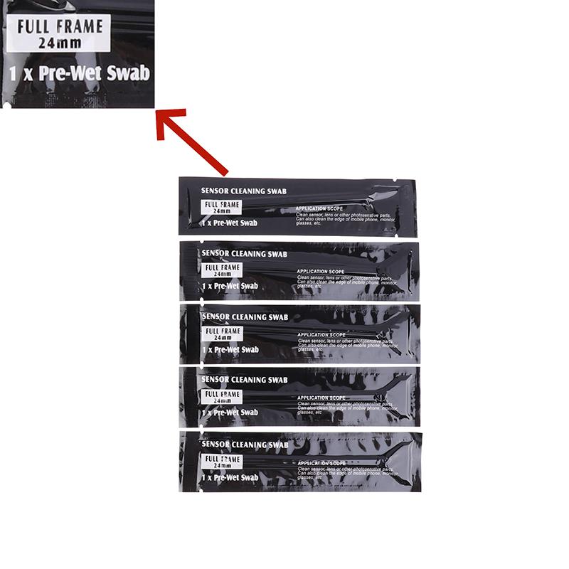 5/10Pcs Cleaner Swab 12/16/24Mm Ccd Sensor For Camera Full-Frame Aps-C Sensors Camera Cleaning Swabs Kit Lens Cleaning Brush