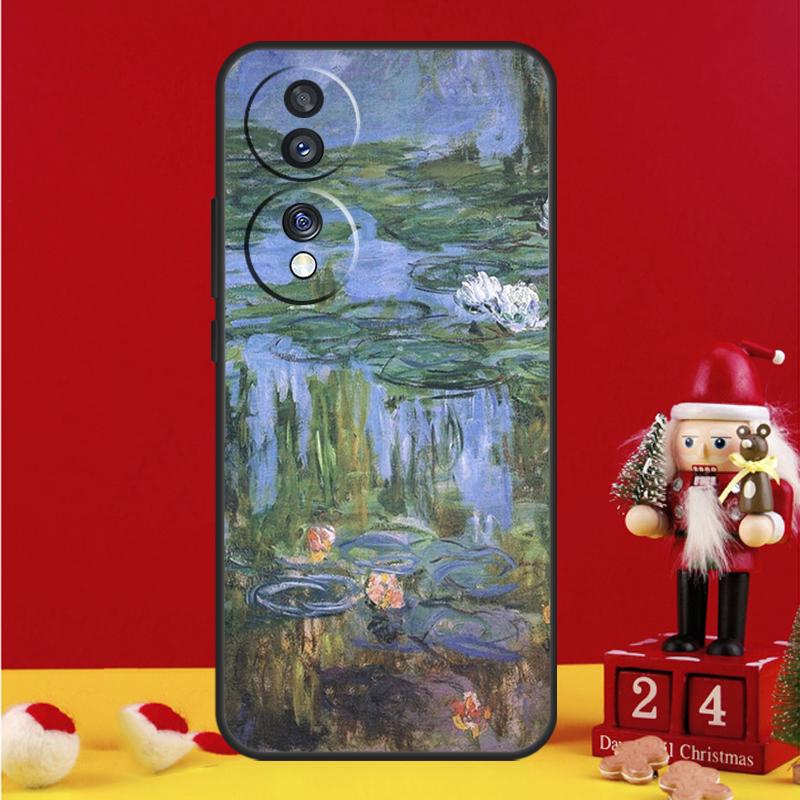 Claude Monet Cool Case For Honor Magic 7 6 8 Pro Honor Win X9a X9b X9c X9d X8c X8b 50 70 90 200 400 Lite Cover