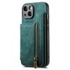 Zipper Cards Solt Wallet Leather Case For iPhone 16 Pro Max 15 14 Plus 13 12 11 XS XR Se2022 Pocket Magnetic Double Buckle Cover