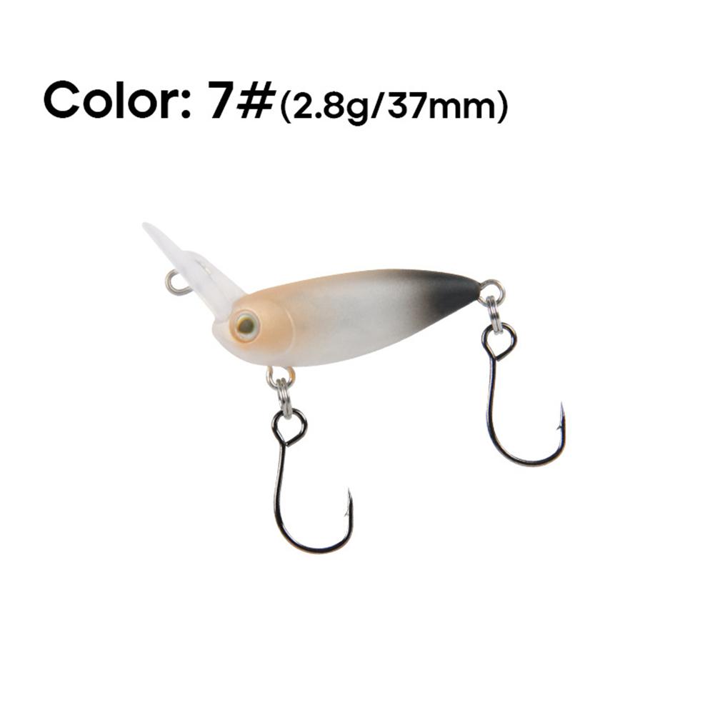 Fishing Lures 37mm 2.8g Crankbait Slow Sinking Artificial Hard Bait Wobbler Fishing Bait for Trout Bass Carp Fishing Accessories