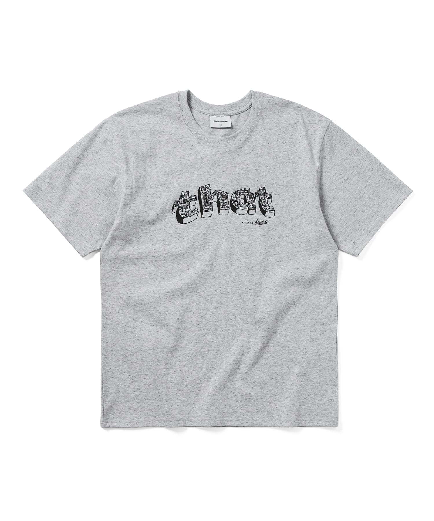 This Is Never That That Village Tee Heather Gray M