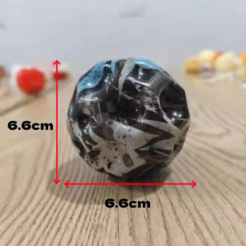 1PCS Moon shaped porous elastic ball for children indoor and outdoor decompression super elastic ball fun children's gift reward