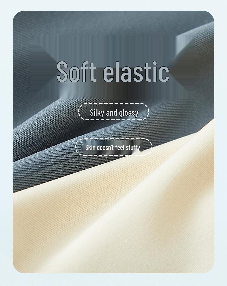 Dámská bezešvá tílka z ledového hedvábí v japonském stylu s prsními vycpávkami - U-střih, bez zad