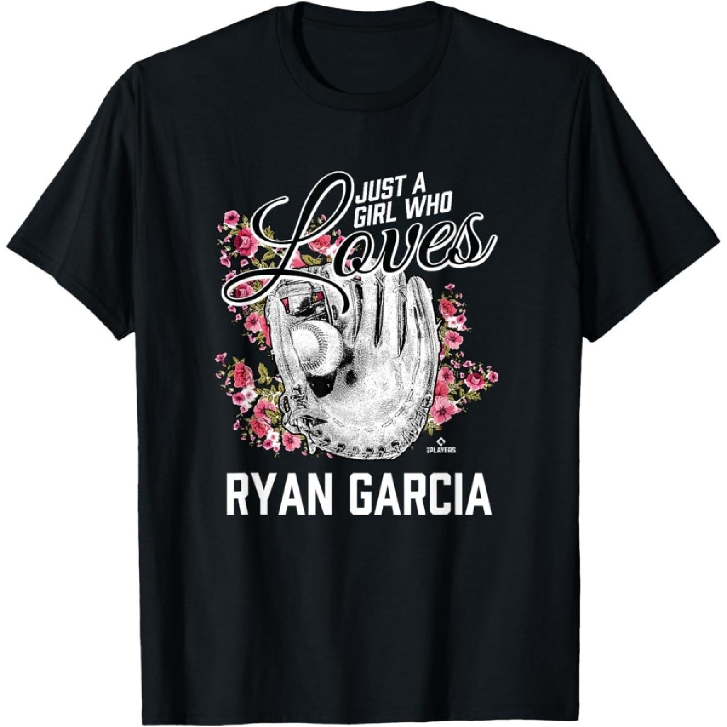 

Just a Girl Who Loves Ryan Garcia Prospect Baseball Fan Gear T-Shirt XXXXXL чорний