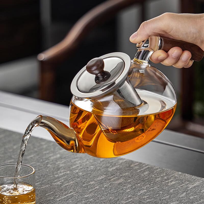 High Borosilicate Glass Brew & Boil Teapot