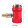 Freon R1234yf Auto Car Quick Coupler Connector Air Conditioning Refrigerant Adjustable AC Manifold Gauge Brass Adapters
