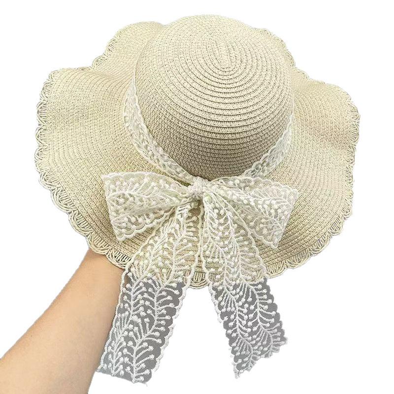 Summer Straw Hat For Women With Wide Brim And Adjustable Fit For Beach And Casual Wear