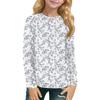 Children's Long-sleeved O-neck Top Printed Daily Casual