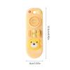 Baby Silicone Remote Control Teether Toys Cartoon Teething Stick Soothing Bite Toys Anti Hand Biting Teether for Infants Toddlers