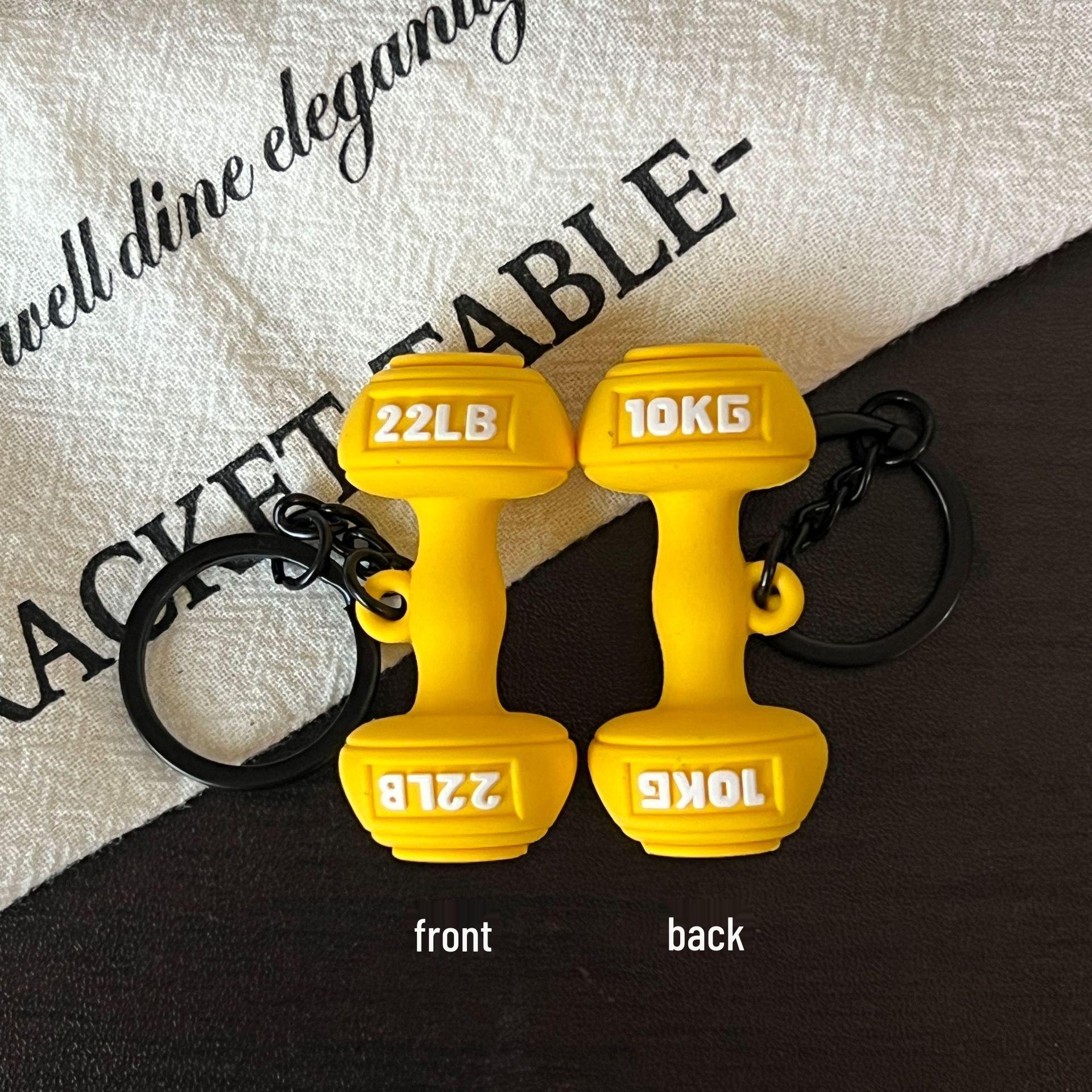 

Металлический брелок-гантель в стиле Miu: Фитнес Шарм и Украшение для сумки