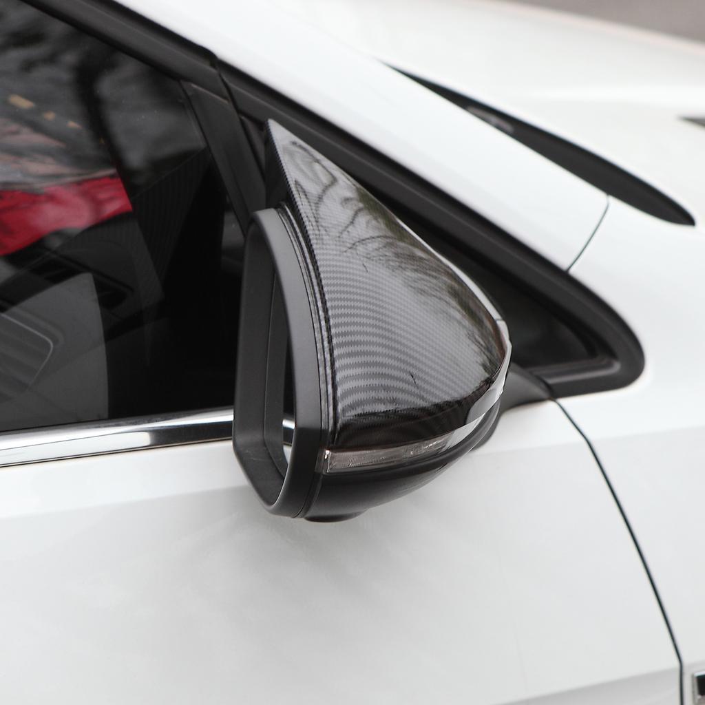 Pair of Rear Side Mirror Cover   Housing   Fit for MK7 MK7.5 R 20132020(Gloss Black )