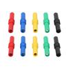 4mm Insulated Banana Coupler Female To Female 5 Colors Banana Plug Socket Adapter for Inverters Industrial Equipment