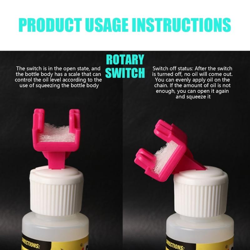 Portables Chain Oil Applicators with Ergonomic Handle Greases Lubrication for Mountain and Road Bike
