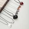 2025 Fashion Leather Cord Clavicle Necklace - Women's High-End Luxury Pendant Chain Accessories