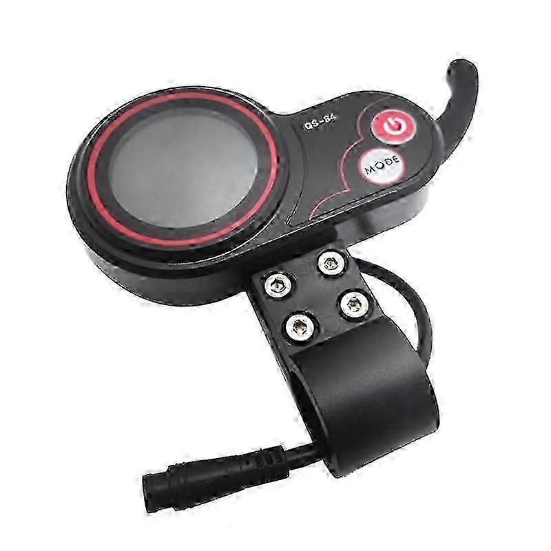 QS-S4 6Pin LCD Display Thumb Throttle Speed Controller Meter Compatible with Zero 8 9 10 8X 10X Electric Scooters 48V-60V Voltage Range Control