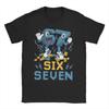 Vintage 67 Six Seven 67 TShirts Men Women Pure Cotton T Shirts Steal Brainrot Gaming Meme Short Sleeve Tees Summer Clothing