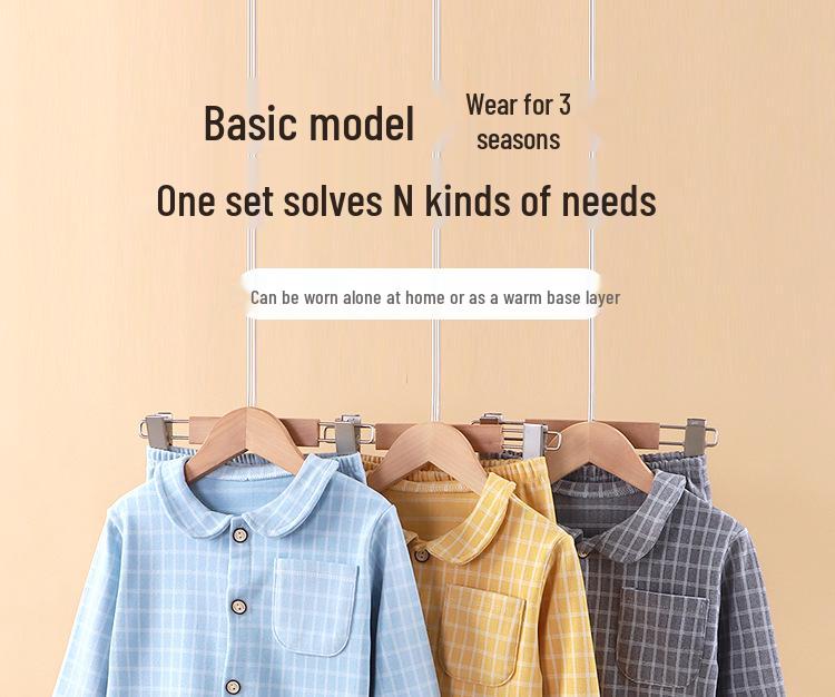 Children's Plaid Fleece Pajama Set - Boys' Loungewear