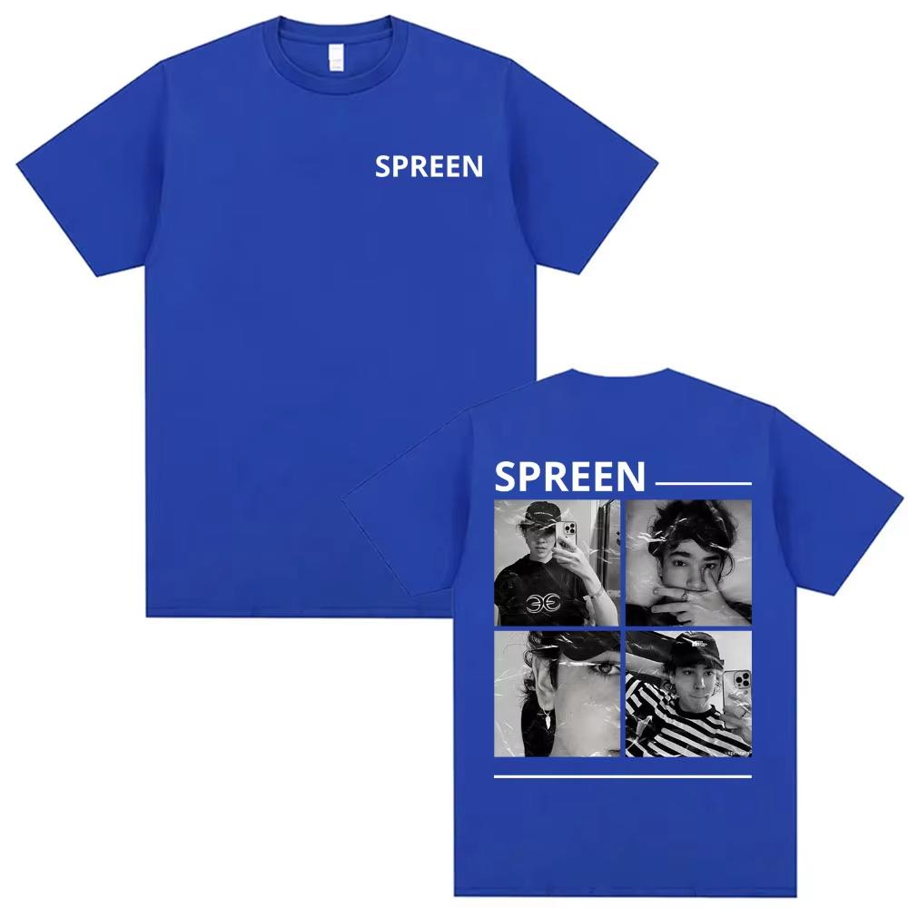 Rapper Spreen Album Graphic Merch Tshirts Mens Women Fashion Vintage Short Sleeve T Shirt Casual 100 Cotton Oversized Tshirt
