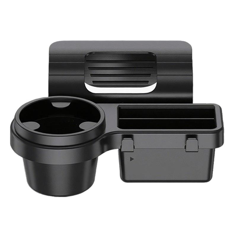 

SEAMETAL Автомобильный подстаканник Держатель для телефона Крепление Поднос Боковой карман для хранения на двери/окне Подвесная полка для хранения с аксессуарами для салона автомобиля чёрный