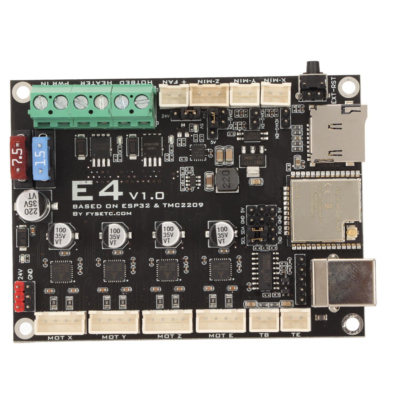 

3D Printer Motherboard 240MHz 12V To 24V Support WiFi Bluetooth E4 V1.0 ESP32 Controller Board
