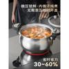 Micro-pressure Soup Pot Household Stew Stainless Steel Thickened Binaural Uncoated Non-stick Pot Special Induction Cooker Gas
