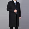 Men Woolen Coat Autumn Man Wool Blend Overcoat Winter Wool Long Jacket