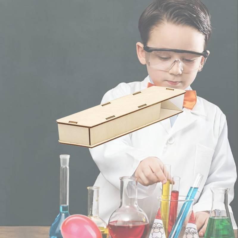 Bilim Deneyi İcat Seti Kendin Yap Ahşap Periskop Oyuncak Eğitim Beyin Egzersizi İçin