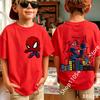 Summer Spider Children's T Shirt Breathable Fabric Classic Character Patterns in A Cute Style Suitable Daily Playwear