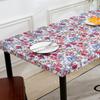 183x76cm Tischdecke, Bedruckte Tischdecke Knitterfest Farbecht Elastischer Rand Tischdecken Waschbar