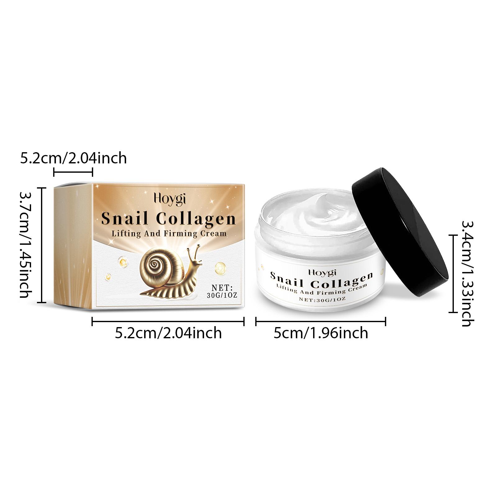 

Многофункциональный крем с коллагеном улитки - Укрепляющий, Увлажняющий, Осветляющий и Питательный уход для лица 30g