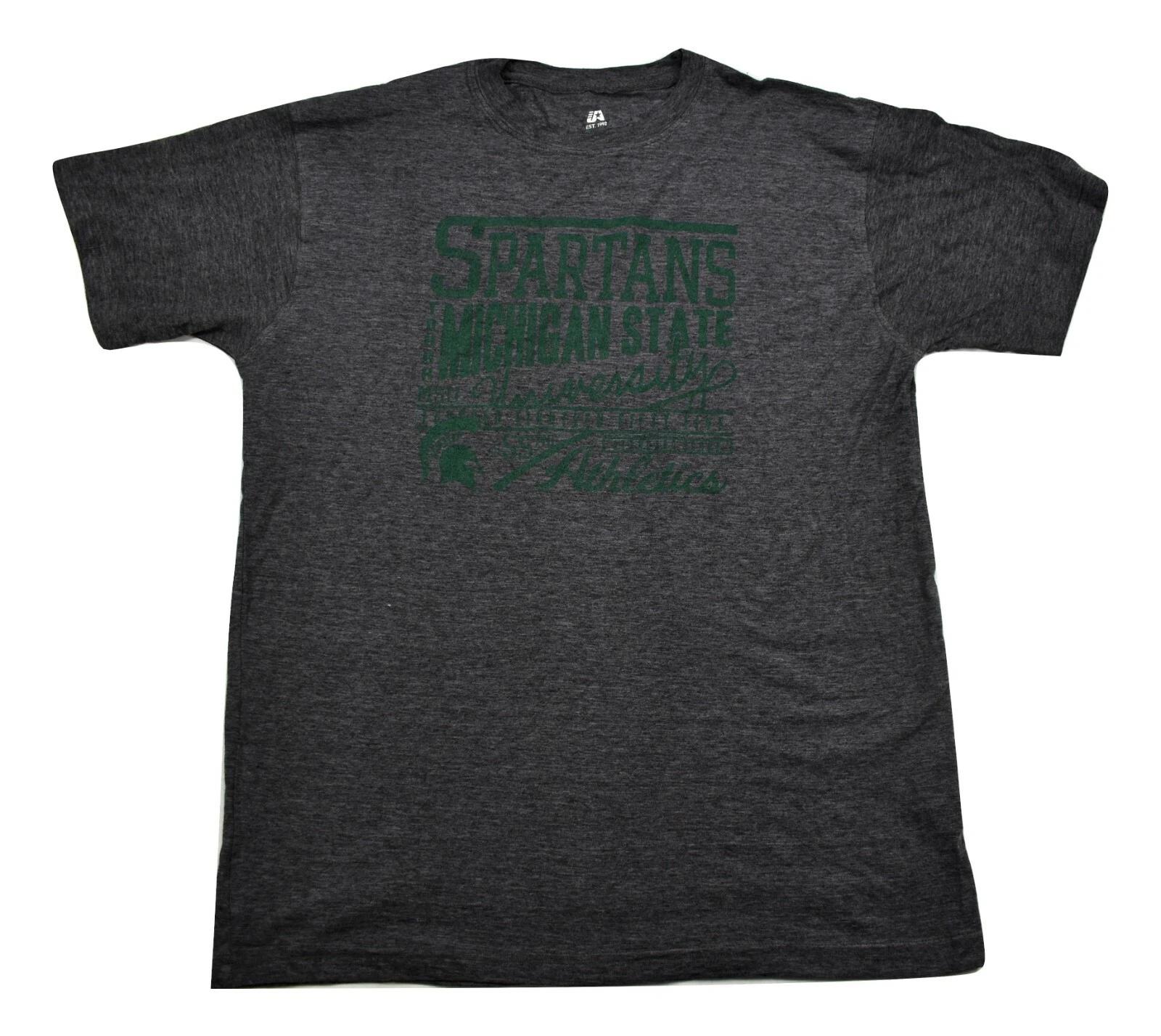 J America Womens Michigan State Spartans Athletics Shirt New L S