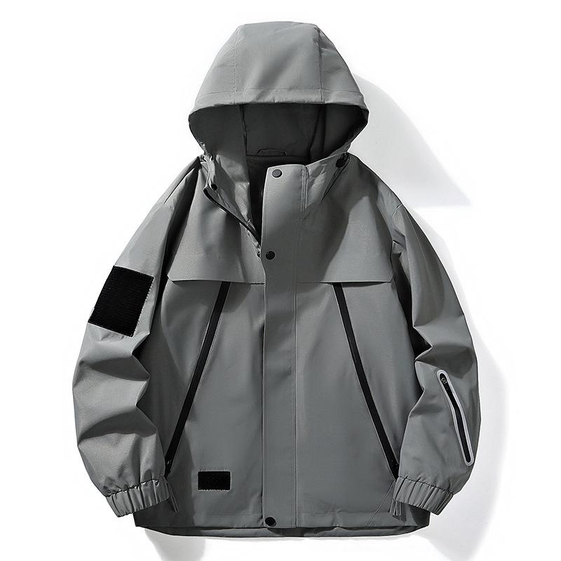 High-quality Windproof and Water-repellent Sports Jackets, Spring and Autumn Trendy Brand Three-proof Jackets, Same-style Tops for Men and Women