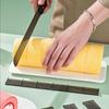 4Pcs Biscuit Cake Cutting Roll Scale Ruler Cake Roll Ruler Uniform Division Molds Pastries Bakings Kitchen Dessert Making Tool