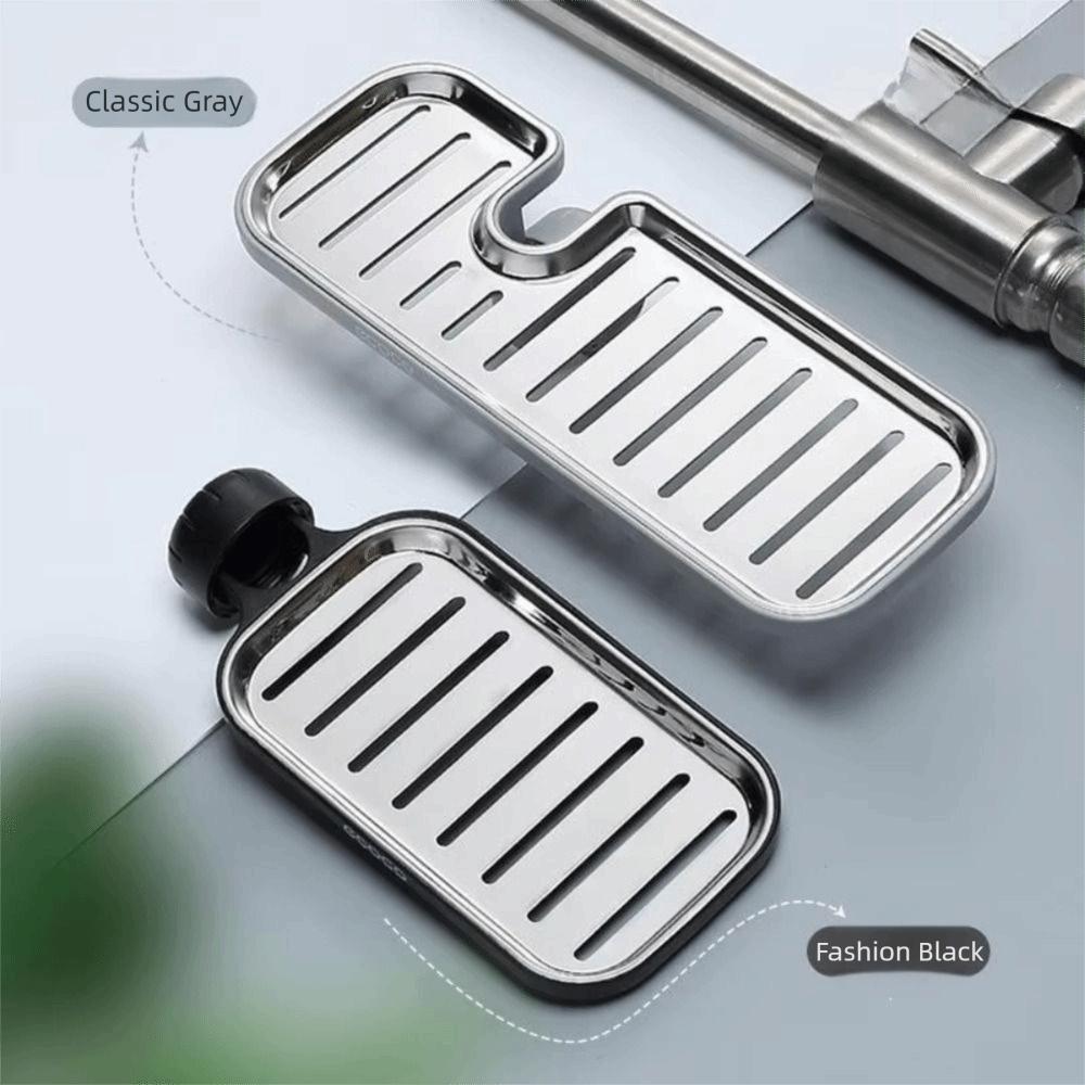 Drainage Storage Faucet Rack Anti-Rust Sink Rack Sponge Bracket Draining Rack  Dish Cloth Storage