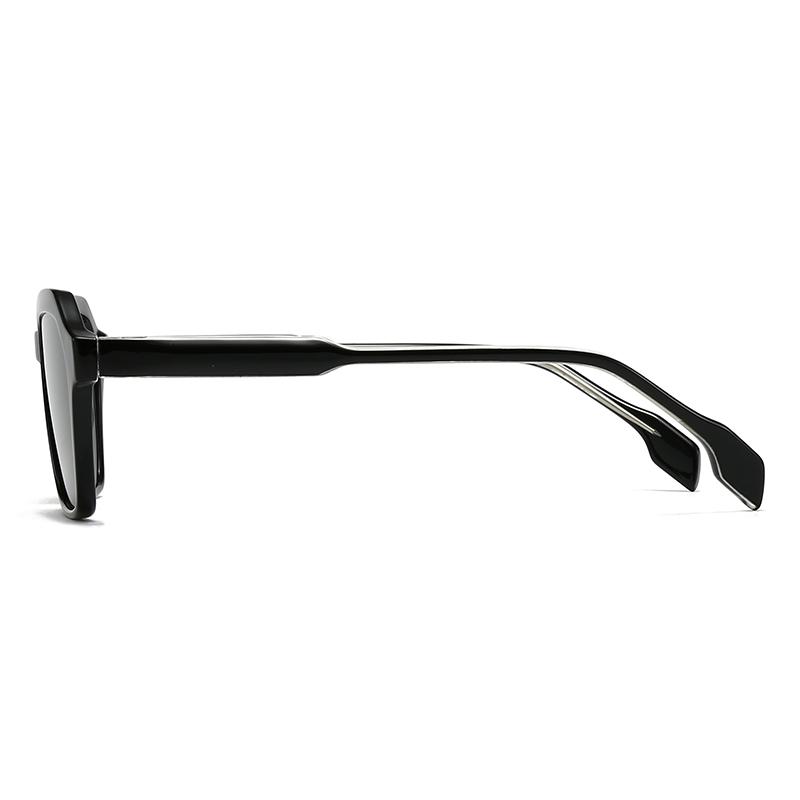 European And American  Trendyy Street Photography Retro Literary Acrylic Insert Sunglasses Modern Charm Ins Sunglasses 28006