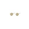 Ancient Hetian Jade Tassel Stud Earrings: Retro Chinese Style, Exquisitely Designed for Women