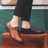 Fashion Luxury Men Fashionable Formal Shoes PU Splicing Business Office Loafers Gentleman Banquet Social Shoes Size 38-46 Men Shoes
