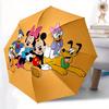 1pc Disney Mickey Mouse & Friends Pattern Umbrella, Fashionable, Personalized, High-Value Folding Umbrella, a Must-Have for Summer, 8-Rib Du