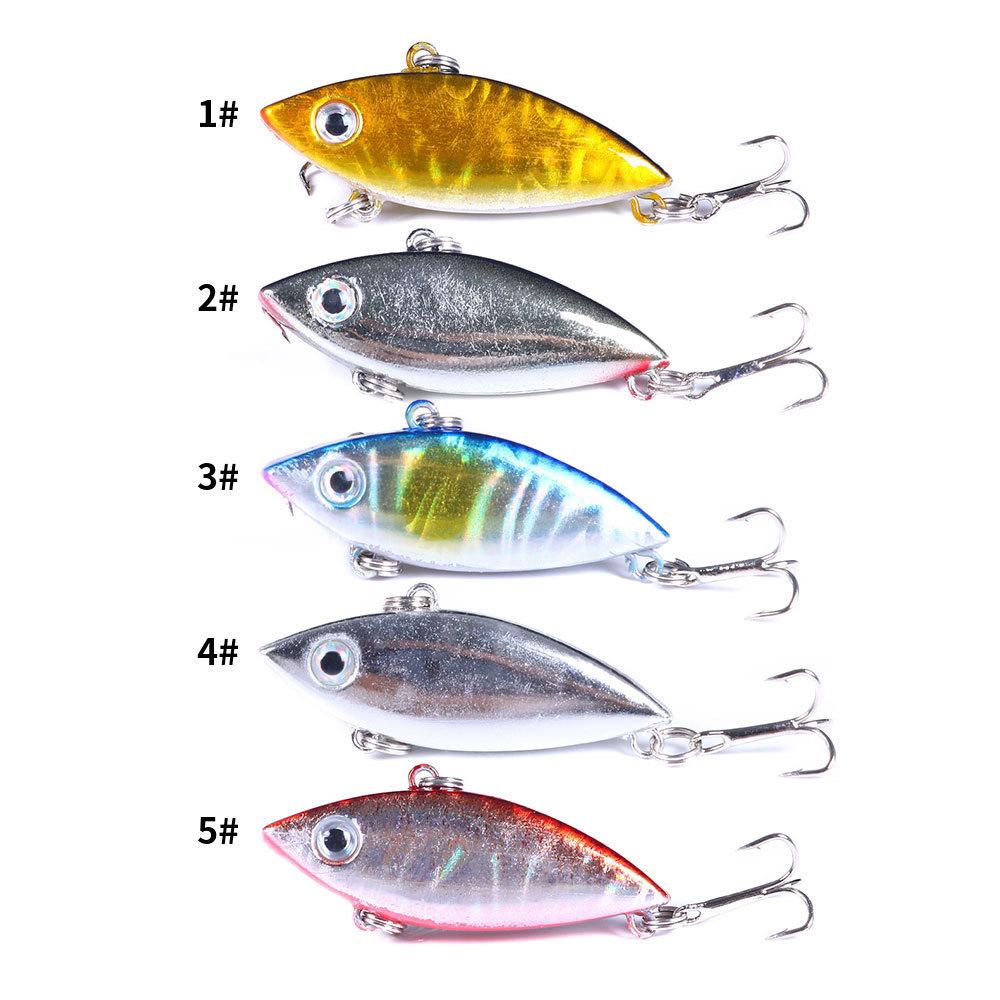 Mini Freshwater VIBLure Bait - Sound Beads Equipped Bionic Micro Lure Hard Plastic Fake Bait for Fishing