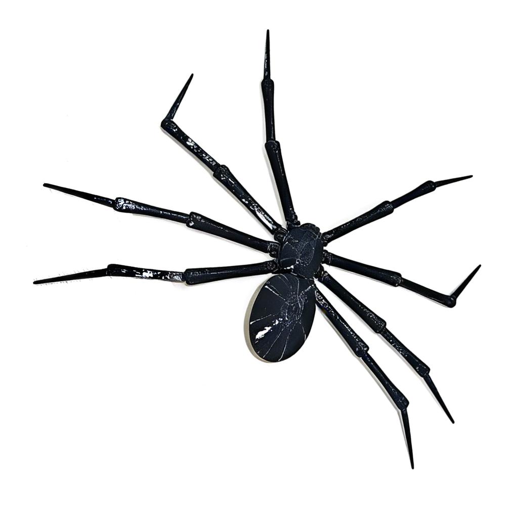 Flexible Plastic Realistic Spiders Fridge Magnet Ornament for Kitchen Refrigerators Bulletin Boards and Personalizations