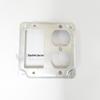 US Standard Double Industrial Switch Socket with Galvanized Panel Faceplate SG4418