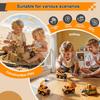 5 In 1 Transform Robot Building Toy Set For Kids, Detachable Construction Transform Vehicles Set, Stem Toy