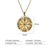  The Sixth Pentacle of Mars Mars Key of Solomon Necklaces Power and Authority Round Necklace Vintage Amulet Jewelry Gifts