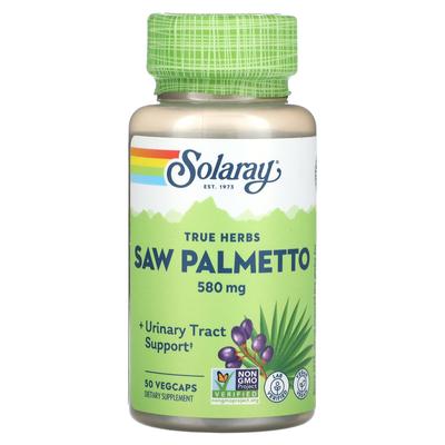True Herbs Saw Palmetto, 580 Mg, 50 Veggie Capsules