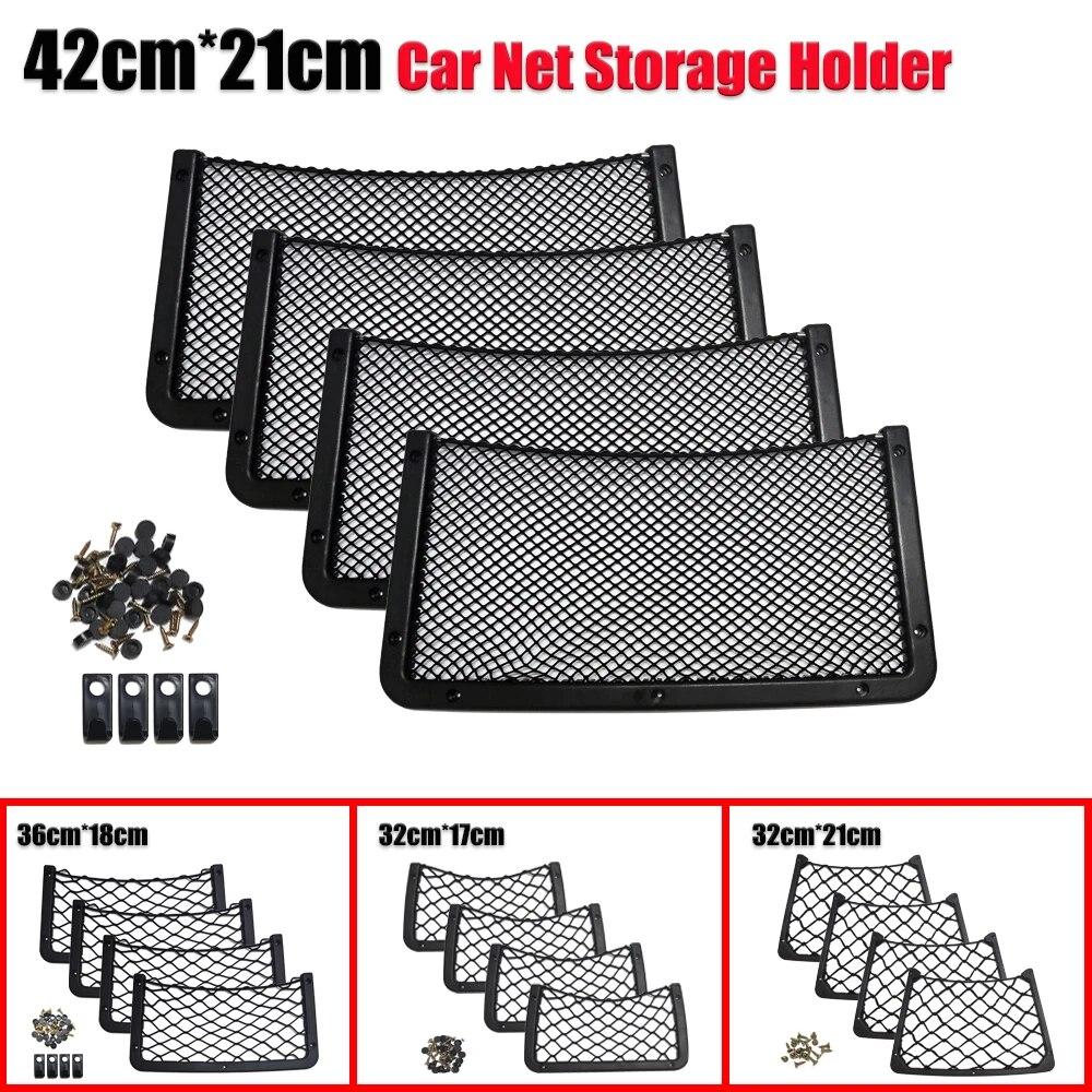 

Мультиразмерная автомобильная сетчатая сумка, держатель для телефона, карманный органайзер для хранения, сетчатый держатель для багажника для Opel Astra JGH Zafira B Corsa D