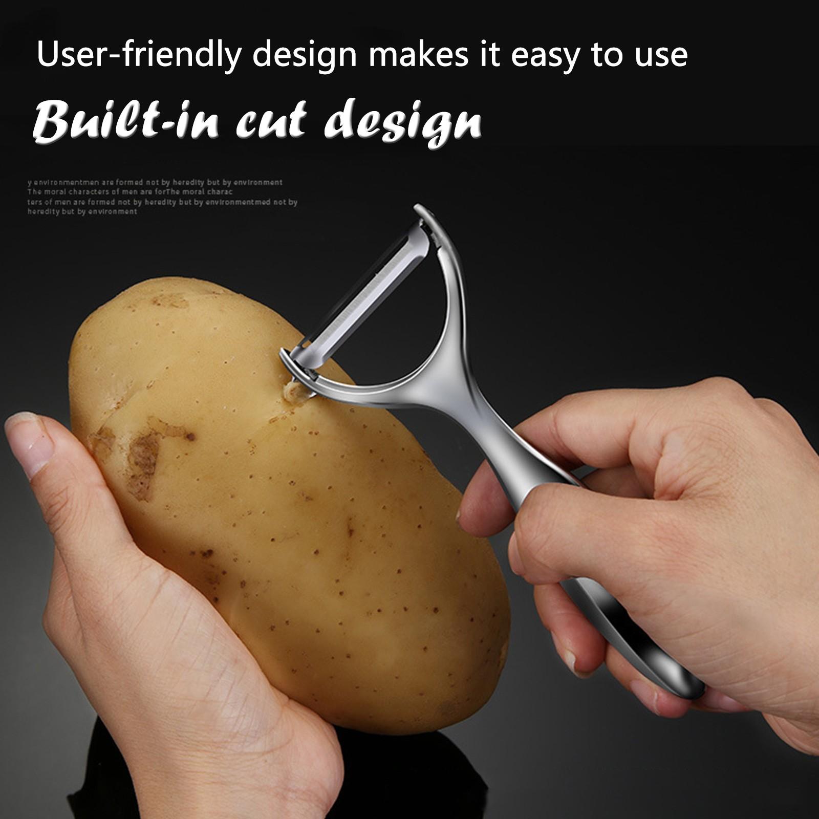 Многофункциональная терка для очистки овощей из нержавеющей стали из цинкового сплава — фото 2