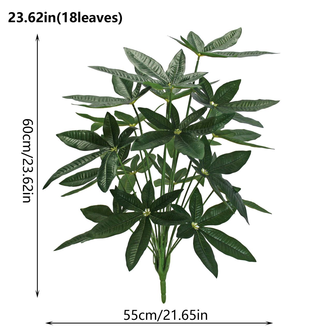 Artificial Green Plants, Money Trees, Door Decorations, Indoor Living Room Floor Decorations, PVC Plastic Artificial Plants, Living Room Ornaments One Size