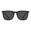 Emporio Armani Logo Injection Metal Irregular Shape Sunglasses Unisex sunglasses Black 0EA4255D50018756